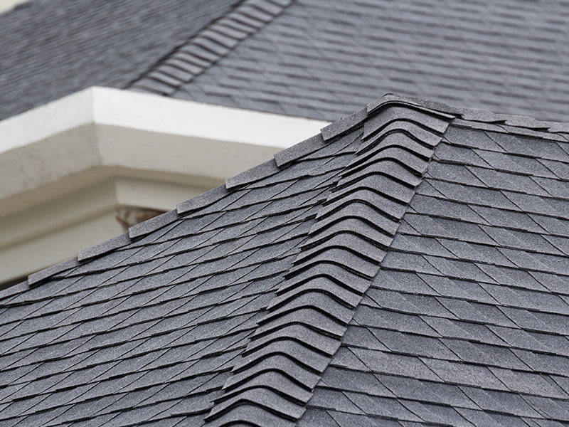 asphalt shingles roof close up installed at property corryton tn